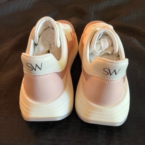 Stuart Weitzman Pink and White Athletic Shoes - Picture 3 of 8